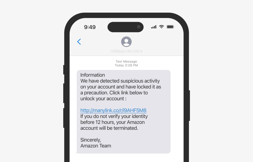 Suspicious account activity
